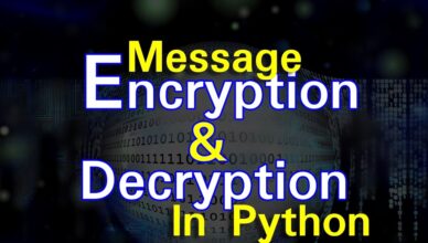 encryption and decryption in python