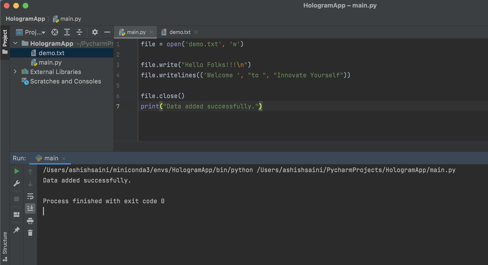COMPLETE ABOUT FILE HANDLING IN PYTHON – 12 – Innovate Yourself
